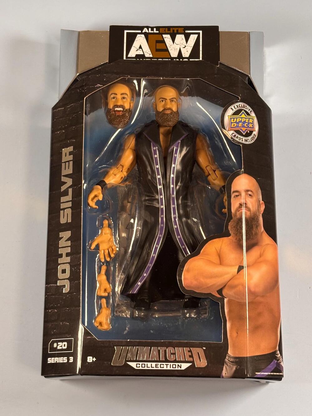 2021 AEW Unmatched Collection Series 3 #20 John Silver Action Figure New